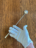 Sterling Silver Cocktail Spoon, Arts & Crafts Design, 1930s - Southern Vintage Wares