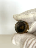 Vintage Brass Flask, Floral Embossing - Southern Vintage Wares