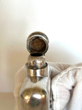 Vintage Art Deco Flask, Several Swallows Birds Embossed - Southern Vintage Wares