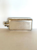 Vintage Art Deco Flask, Several Swallows Birds Embossed - Southern Vintage Wares