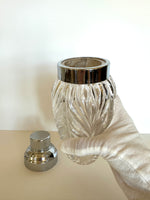 Art Deco Crystal Cocktail Shaker