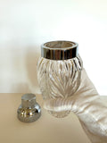 Art Deco Crystal Cocktail Shaker