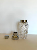 Art Deco Crystal Cocktail Shaker