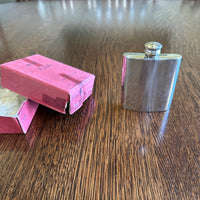 Vintage Miniature Flask 3 Ounces Vintage Flask