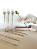 Vintage Silver-Plated Mint Julep Spoons 1940s