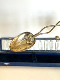 Floral-Embossed 12" Cocktail Spoon (in original box)