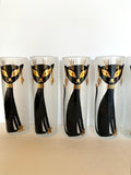 Libbey Kit Kat Glasses Set of 8 - Southern Vintage Wares