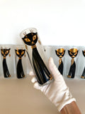 Libbey Kit Kat Glasses Set of 8 - Southern Vintage Wares