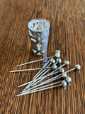 Vintage Sterling Silver Cocktail Picks Set, Ball Finials - Southern Vintage Wares