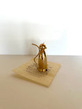 Napier Gold-Plated Cat Jigger 1930s