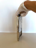 Art Deco Flask Silver-Plated by Meriden, Sterling Silver Cap - Southern Vintage Wares