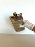 Art Deco Flask Silver-Plated by Meriden, Sterling Silver Cap - Southern Vintage Wares