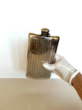 Art Deco Flask Silver-Plated by Meriden, Sterling Silver Cap - Southern Vintage Wares