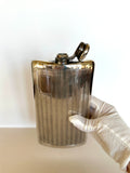 Art Deco Flask Silver-Plated by Meriden, Sterling Silver Cap - Southern Vintage Wares