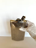 Art Deco Flask Silver-Plated by Meriden, Sterling Silver Cap - Southern Vintage Wares