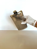 Art Deco Flask Silver-Plated by Meriden, Sterling Silver Cap - Southern Vintage Wares
