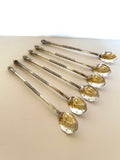 Art Deco Sterling Silver Cocktail Sipping Spoons - Southern Vintage Wares
