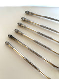 Art Deco Sterling Silver Cocktail Sipping Spoons - Southern Vintage Wares