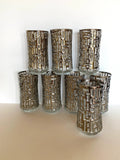 Libbey Platinum Artica Glasses, Set of 8 - Southern Vintage Wares
