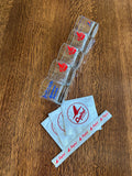 Vintage Airline Glasses Set, Capital, United, Northeast Original Box, TWA Glasses - Southern Vintage Wares