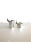 Napier One-Finger and Two-Fingers Jiggers, Pair of Vintage Jiggers, Novelty Barware