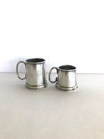 Figural Jiggers Set (1 oz, 1 1/2 oz), Mini Tankard Cups Jiggers
