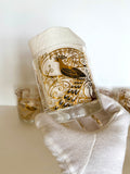 Vintage Gold Peacock Glasses, Osborne Kemper Thomas