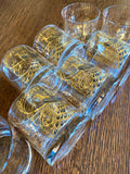 Vintage Gold Peacock Glasses, Osborne Kemper Thomas