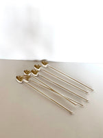 Vintage Julep Spoons, Silver-Plated Mint Julep Spoons (set of 6)