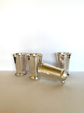 Vintage Julep Cups by Towle Silversmiths, Silver-Plated Mint Julep Cups