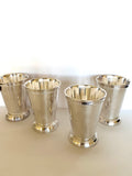 Vintage Julep Cups by Towle Silversmiths, Silver-Plated Mint Julep Cups