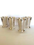 Vintage Julep Cups by Towle Silversmiths, Silver-Plated Mint Julep Cups
