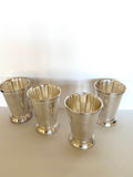 Vintage Julep Cups by Towle Silversmiths, Silver-Plated Mint Julep Cups