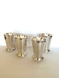 Vintage Julep Cups by Towle Silversmiths, Silver-Plated Mint Julep Cups