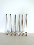 Sterling Julep Spoons (6), Sterling Scalloped Julep Spoons