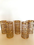 Imperial Glass Co. Shoji Trellis Glasses (set of 6)
