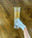 Culver Greek Key Cocktail Pitcher, Gold Martini Mixer, Mid Century Glassware