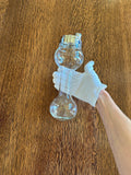Art Deco Dumbbell Cocktail Shaker | Vintage Glass Barbell Martini Shaker | Barware
