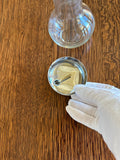 Art Deco Dumbbell Cocktail Shaker | Vintage Glass Barbell Martini Shaker | Barware