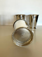 Vintage Julep Cups by Sheridan Silversmiths (Set of 4)