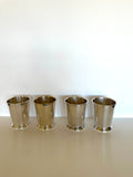 Vintage Julep Cups by Sheridan Silversmiths (Set of 4)
