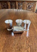 Vintage Julep Cups by Sheridan Silversmiths (Set of 4)