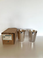 Pair of Silver-Plated Julep Cups by Wallace (2 Cups), Vintage Julep Cups