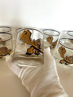 Culver "Turtle" Old-Fashioned Glasses (in their original box)