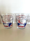 Vintage Airlines Glasses (4 Glasses), Central Airlines