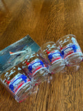 Vintage Airlines Glasses (4 Glasses), Central Airlines