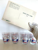 Vintage Airlines Glasses (4 Glasses), Central Airlines