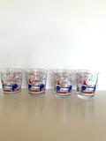 Vintage Airlines Glasses (4 Glasses), Central Airlines
