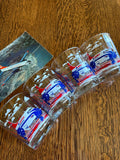 Vintage Airlines Glasses (4 Glasses), Central Airlines