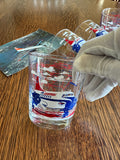 Vintage Airlines Glasses (4 Glasses), Central Airlines
